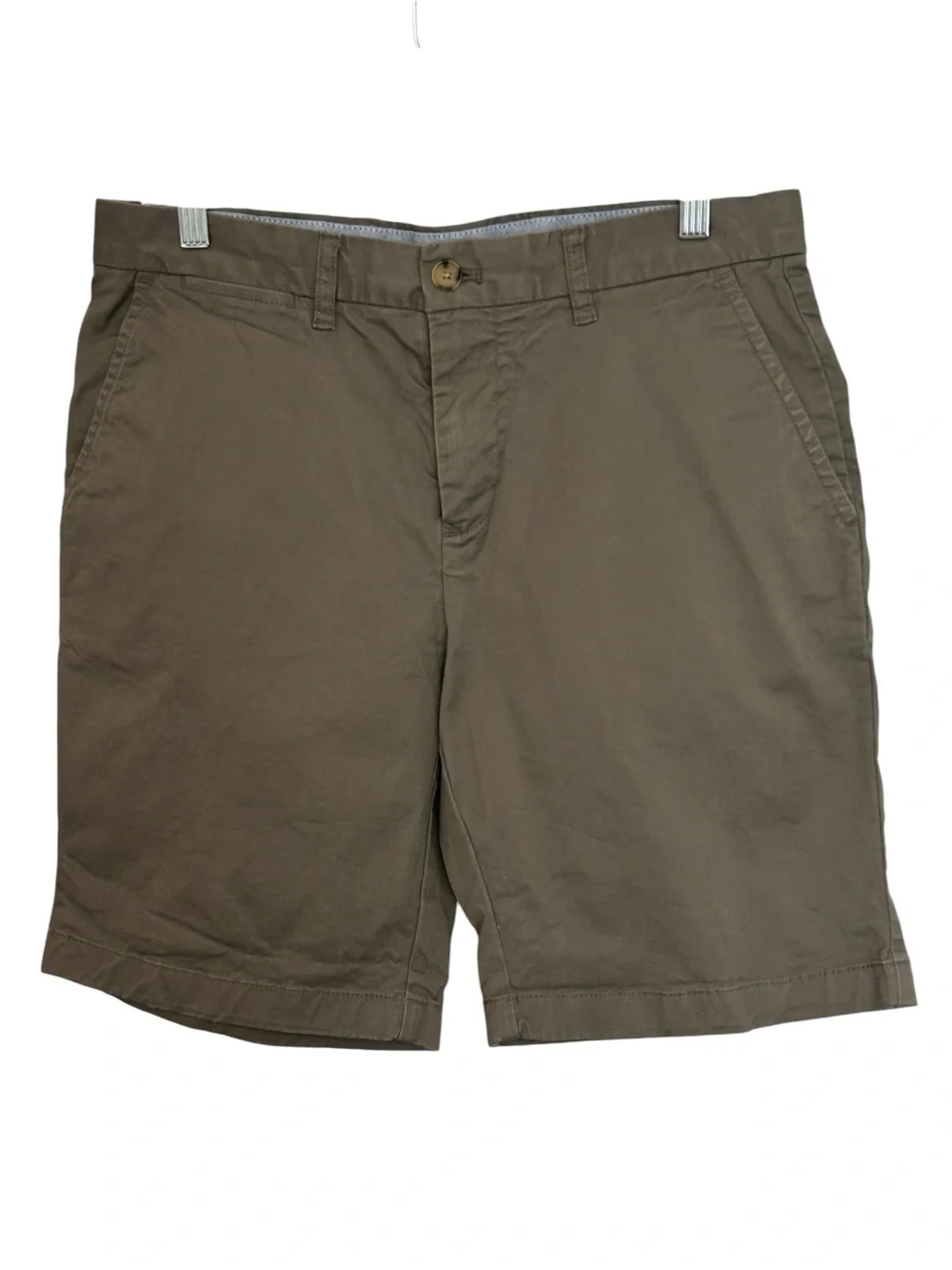 Tommy Hilfiger Men’s Gray Flat Front Chino Shorts Sz 32